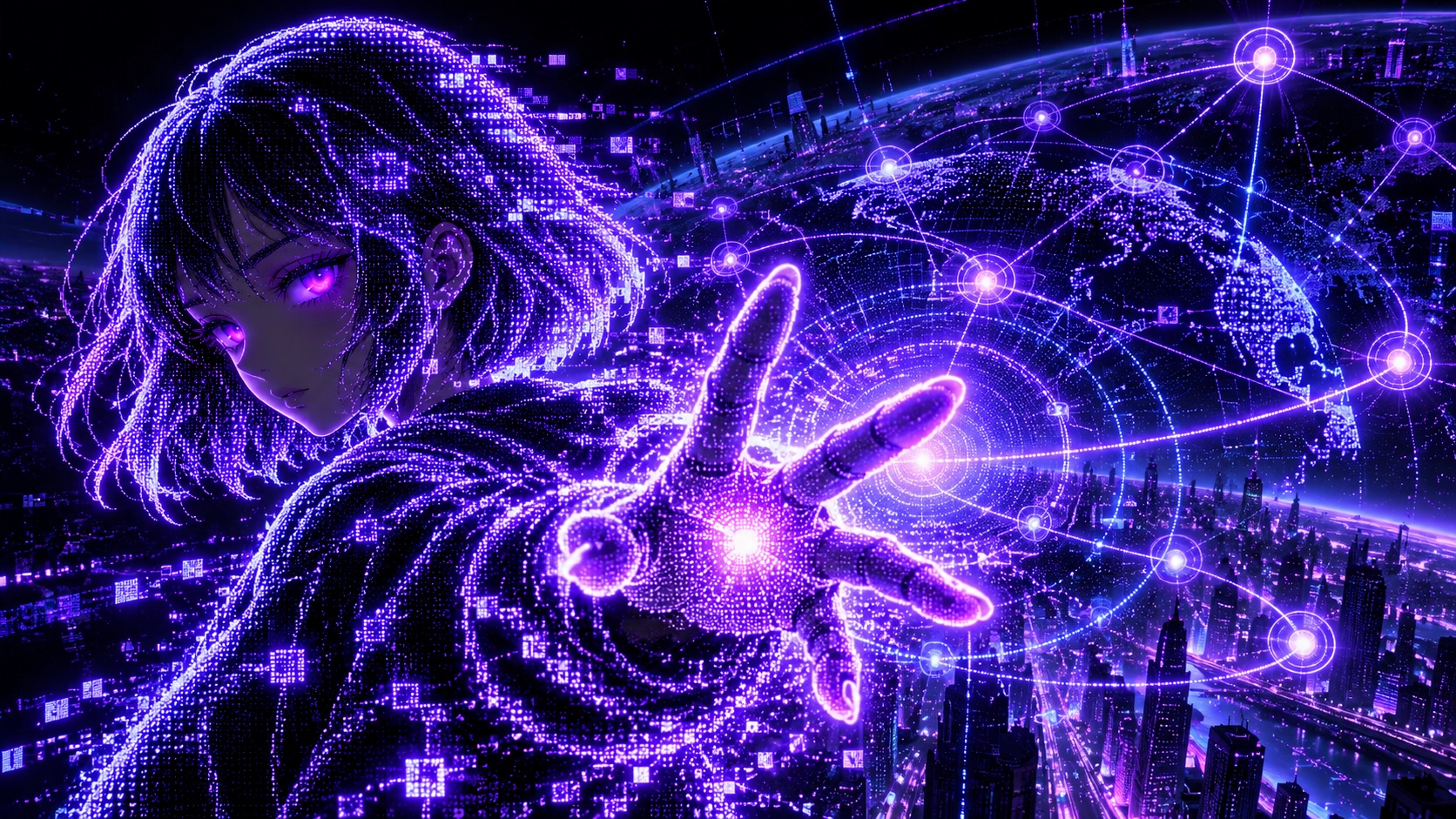 Fomo Chan sending a pulse across a connected digital world
